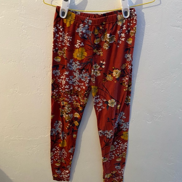 Super Soft Leggings Small Japanese Garden Floral Full Length - Picture 5 of 12